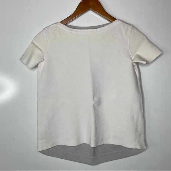 Madewell Colorblock Short-Sleeve Sweater Xxsmall - Picture 3 of 6